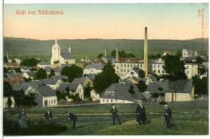 Schluckenau. Blick auf Schluckenau