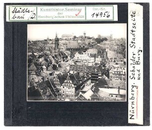 Nürnberg: Sebalder Stadtseite und Burg