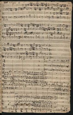 Herr ich habe lieb die Stätte deines Hauses; V (3), strings, bc; G-Dur