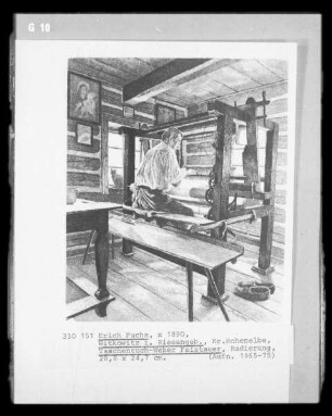 Taschentuch-Weber Feistauer (Witkowitz im Riesengebirge, Kreis Hohenelbe)