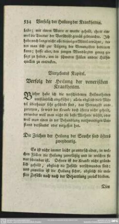 Vierzehntes Kapitel. Verfolg der Heilung der venerischen Krankheiten