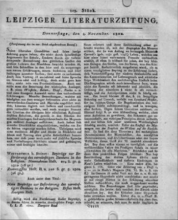 1802-11-04 : 109. Stück