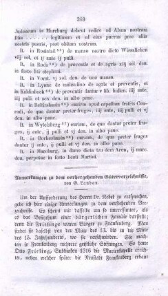 [XIX.] Anmerkungen zu dem vorhergehenden Güterverzeichnisse.