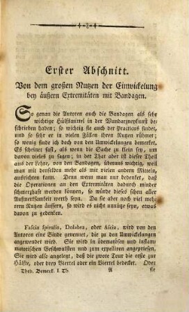 Neue Bemerkungen und Erfahrungen zur Bereicherung der Wundarzneykunst und Arzneygelahrtheit, Erster Theil