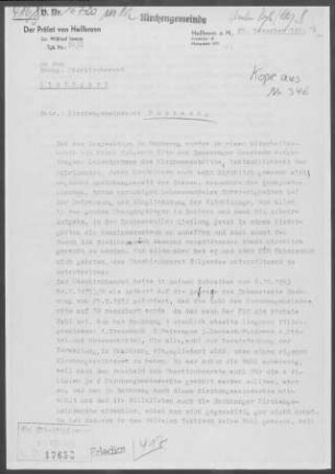 Backnang: Inspektionsbericht 1953