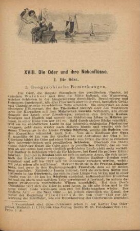 XVIII. Die Oder und ihre Nebenflüsse