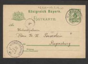 Brief von Georg Fischer an Hermann Poeverlein