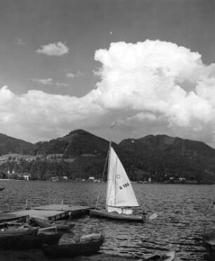 Segelboot auf dem Tegernsee
