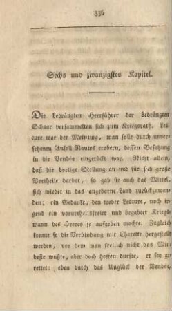 Sechs und zwanzigstes Kapitel