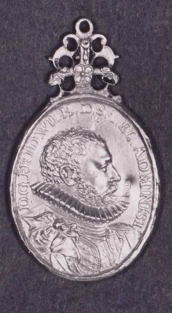 Medaille mit Bildnis des Herzogs Friedrich Wilhelm von Sachsen-Altenburg