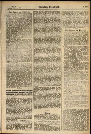 Zweite Ausgabe vom Dienstag, den 02. Februar 1926.