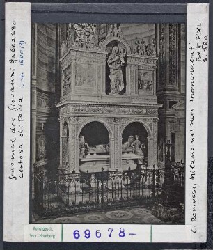 Certosa di Pavia: Grabmal des Giovanni Galeazzo