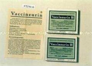 Verpackung des Vaccineurin III-Serums