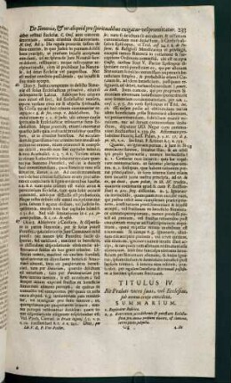233-258, Titulus IV. Ne praelati vices suas, vel ecclesias sub annuo censu concedant - Titulus VII. De haereticis