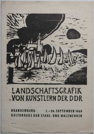 Kunstausstellung in Brandenburg an der Havel 1969