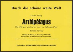 Archipelagus. Die Welt der griechischen Inseln im Ägäischen Meer