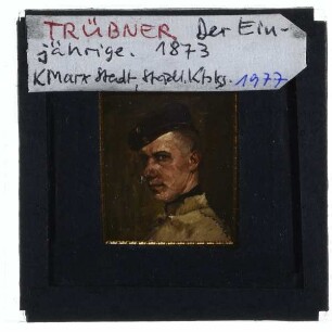 Trübner, Der Einjährige