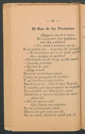 El dúo de los paraguas