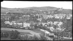 Schwarzenberg. Blick nach Schwarzenberg