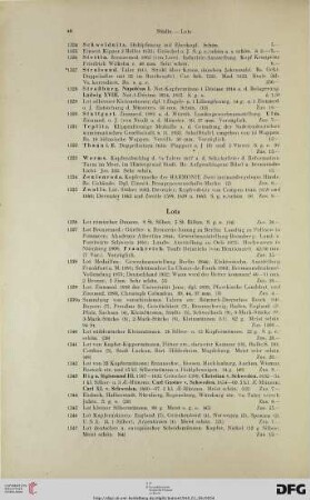 Lots (Nr. 1336-1355)
