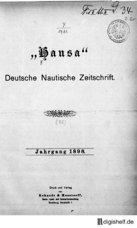 1898: 35. Jahrgang