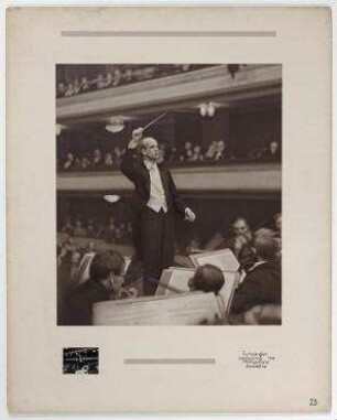 Wilhelm Furtwängler dirigiert in Den Haag