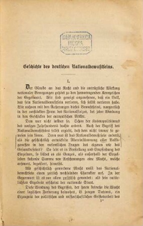 Deutsche Geschichte, Erster Band. Urzeit und Mittelalter