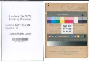 Entnazifizierung Josef Schuermann , geb. 09.11.1904 (Transportunternehmer)