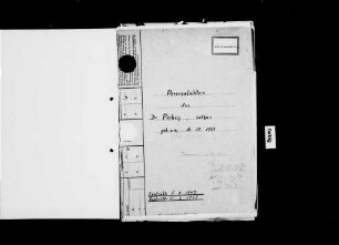 Fiebig, Lothar, Dr.; geb. 1903; Juristischer Referent