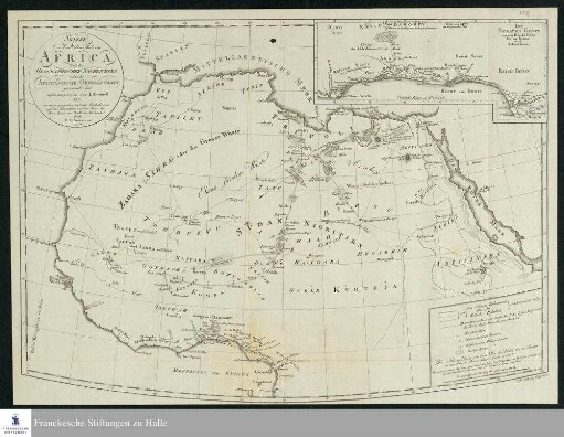 Skizze des nördlichen Theils von Africa