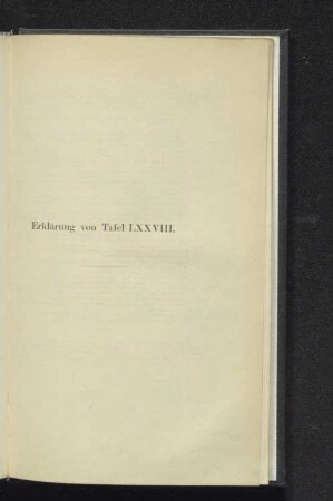 Erklärung von Tafel LXXVIII.