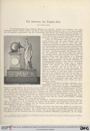 Ein Interieur der Empire-Zeit