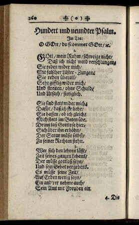 Hundert und neundter Psalm. - Hundert Vier und zwanzigster Psalm.