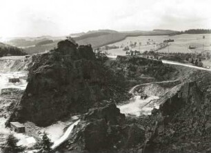 Westerzgebirge. Binge von Geyer. Blick über das Geyerbachtal nach Süd