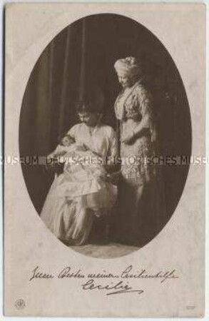 Kronprinzessin Cecilie mit ihrer Tochter Alexandrine