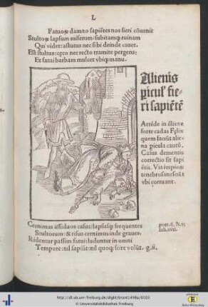 Fatuorum damno sapientes nos fieri convenit