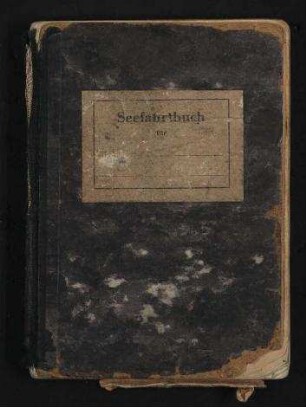 Otto Richard Werner Gutwasser - Bundesrepublik Deutschland Seefahrtsbuch Nr 335/52