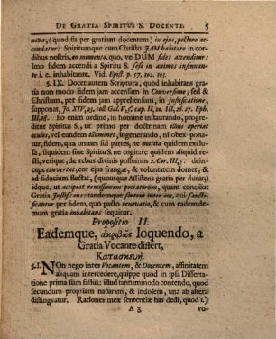 Assertio Sanae Doctrinae De Gratia Spiritus S. Docente : Cujus Disputationem II.
