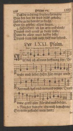 Der LXXI. - LXXX. Psalm.