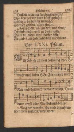 Der LXXI. - LXXX. Psalm.