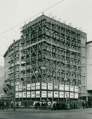 Geschäftshäuser Sachse & Heinzelmann, Stern und Knoop, Arbeitsamt, Kaufhaus Magis, Nordwestbank, Landeszentralbank, Wohnungsbauten, 1949-1952