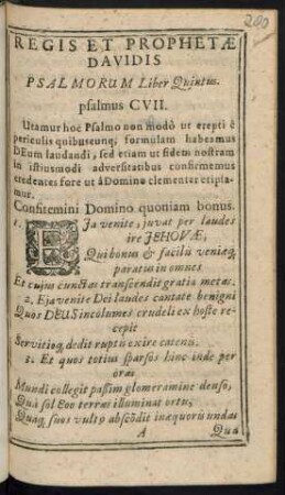 psalmus CVII. - CX.