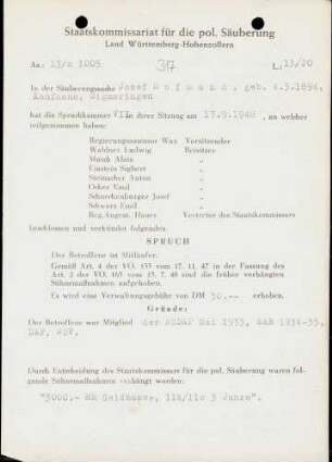 Hofmann, Josef