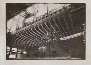 Kessel 26, W. II ( Kohlenstaubfeuerung), Deckenaufhängung in der Brennkammer