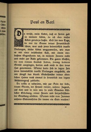 161-174, Paul an Karl