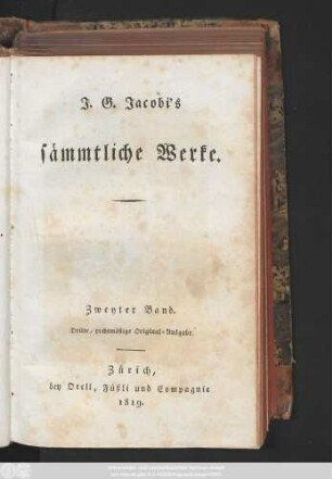 Bd. 2: J. G. Jacobi's sämmtliche Werke