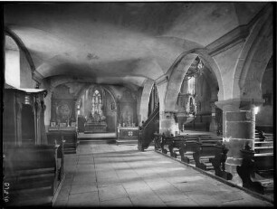 Bickesheim Wallfahrtskirche Maria Bickesheim Nördliches Seitenschiff - Innenansicht nach Südosten