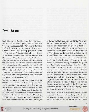 Zum Thema