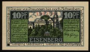 10 Pf. Gutschein Eisenberg