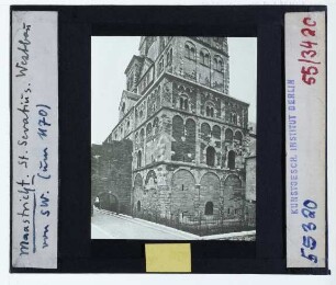 Maastricht, Servatiusbasilika : Außenansicht Westbau